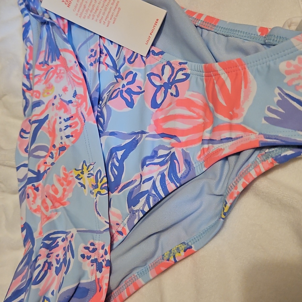 Lilly Pulitzer Floral Bikini Bottom - Picture 2 of 6